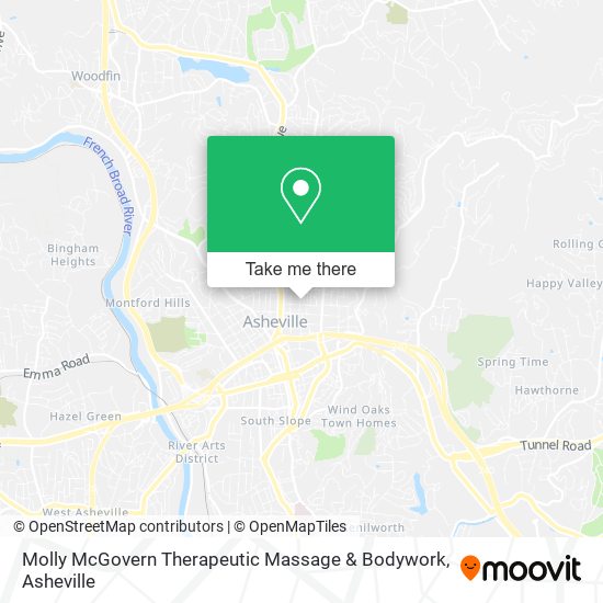 Mapa de Molly McGovern Therapeutic Massage & Bodywork