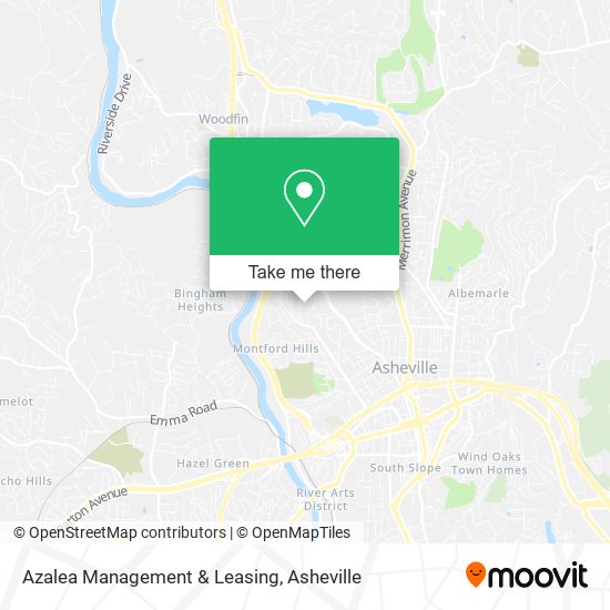 Azalea Management & Leasing map