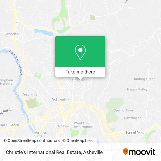 Christie's International Real Estate map