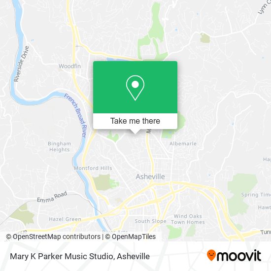 Mapa de Mary K Parker Music Studio
