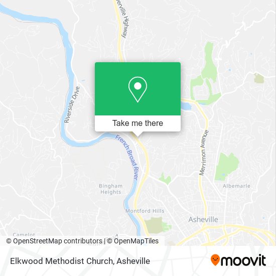 Elkwood Methodist Church map