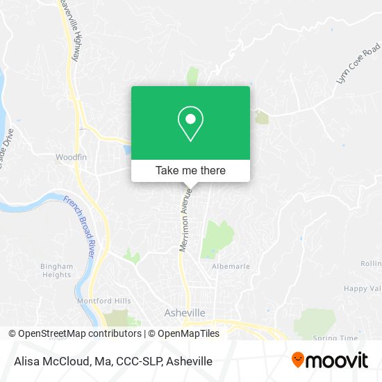 Alisa McCloud, Ma, CCC-SLP map