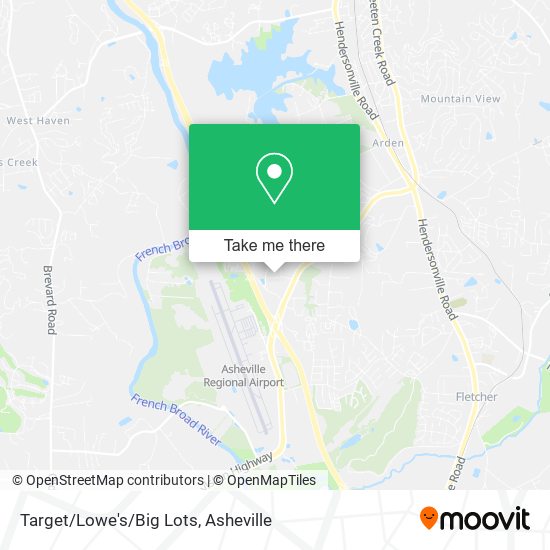 Target/Lowe's/Big Lots map
