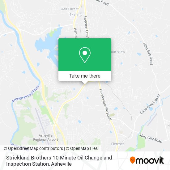 Strickland Brothers 10 Minute Oil Change and Inspection Station map