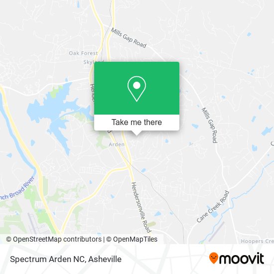 Spectrum Arden NC map