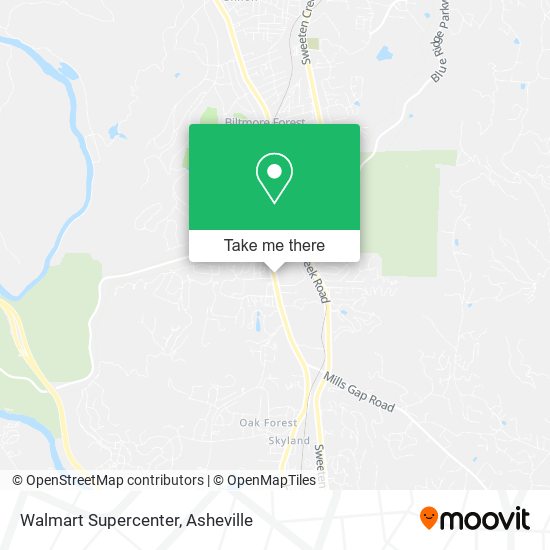 Walmart Supercenter map