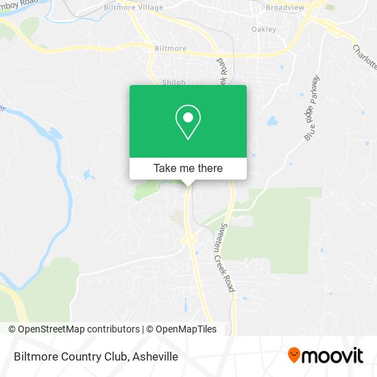 Biltmore Country Club map