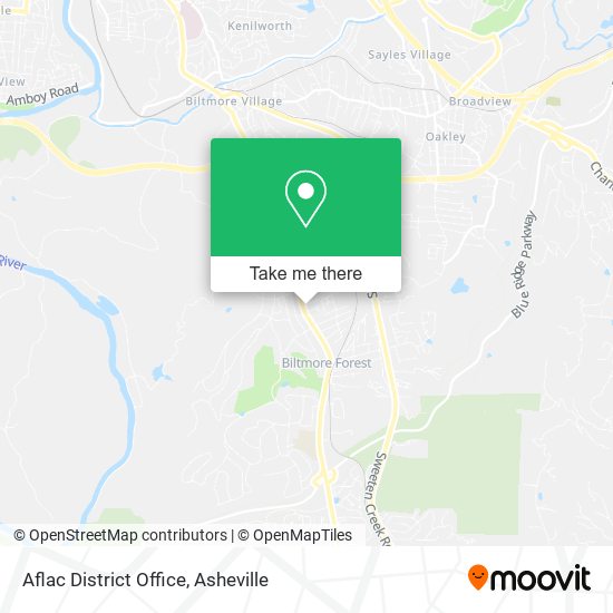 Aflac District Office map