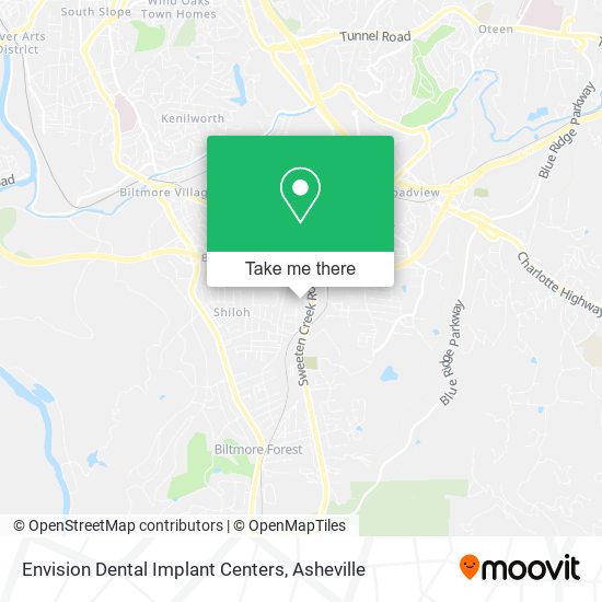 Envision Dental Implant Centers map