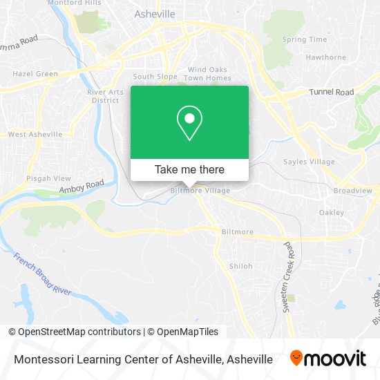 Montessori Learning Center of Asheville map