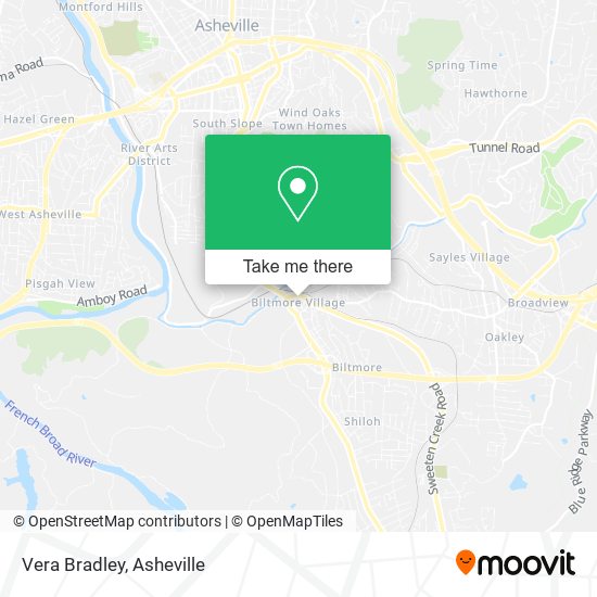 Mapa de Vera Bradley