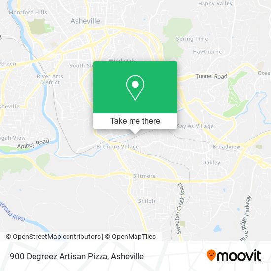 900 Degreez Artisan Pizza map