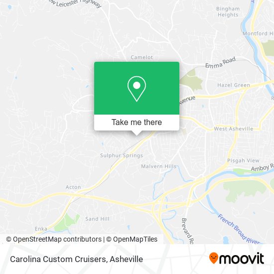 Carolina Custom Cruisers map