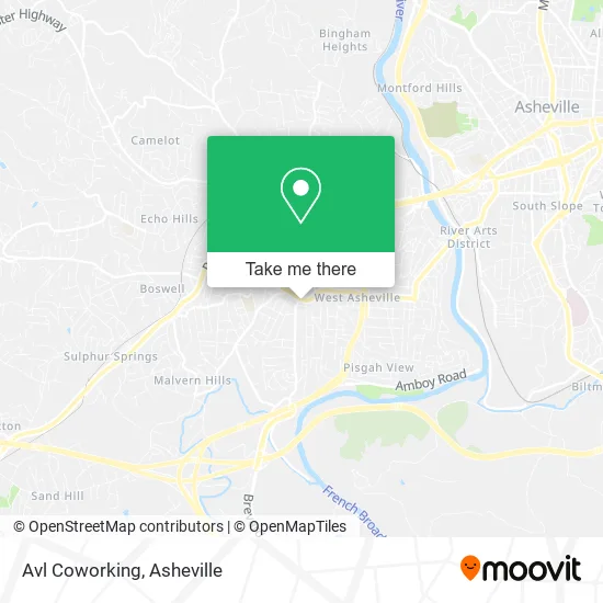 Mapa de Avl Coworking