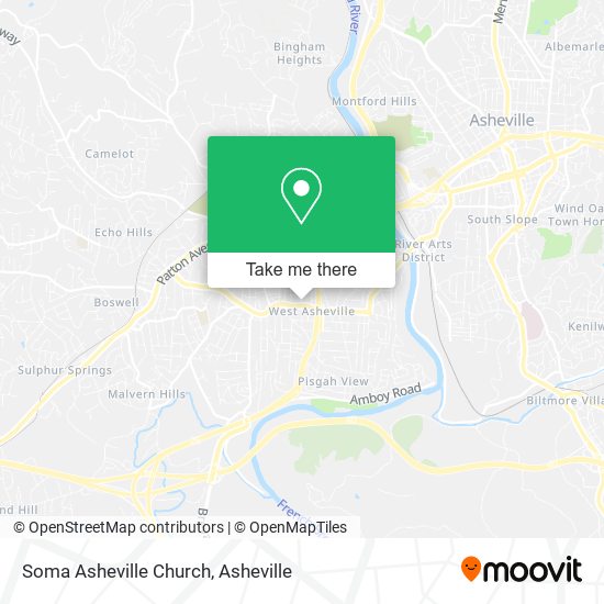 Mapa de Soma Asheville Church