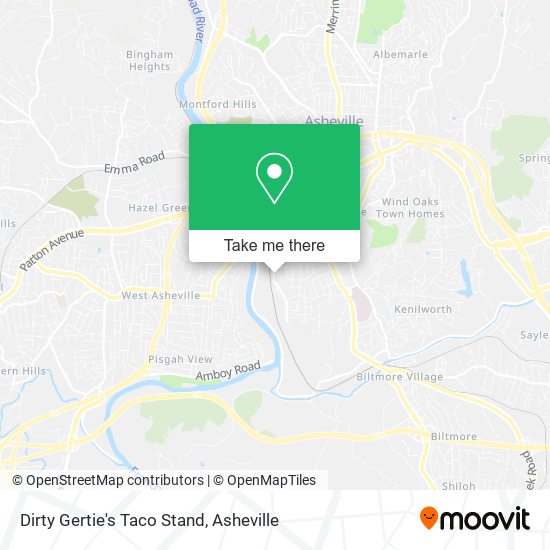 Dirty Gertie's Taco Stand map