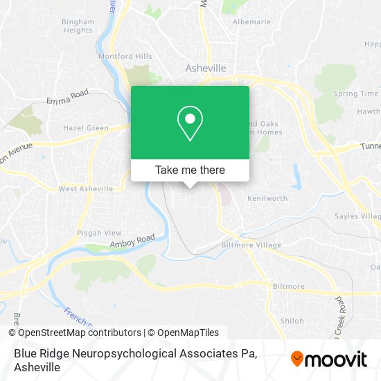 Mapa de Blue Ridge Neuropsychological Associates Pa