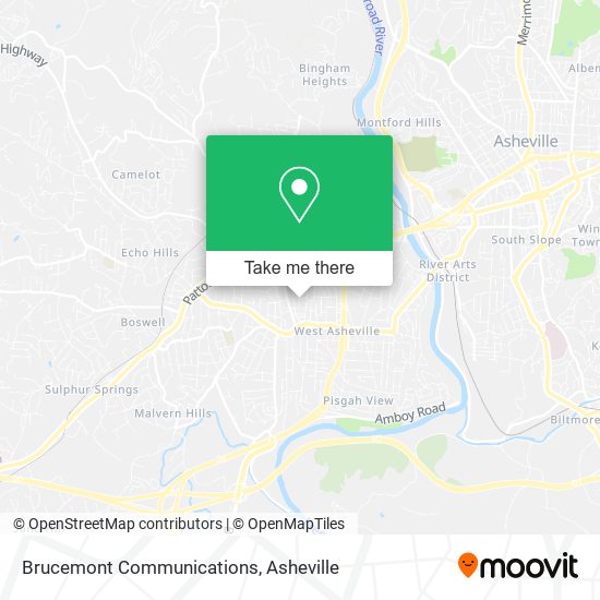 Brucemont Communications map