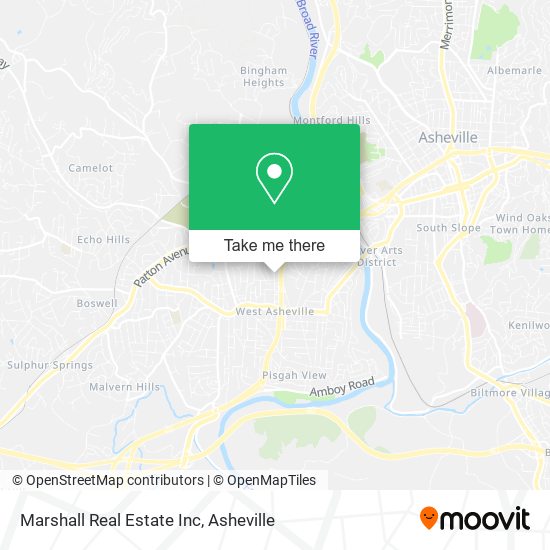 Mapa de Marshall Real Estate Inc
