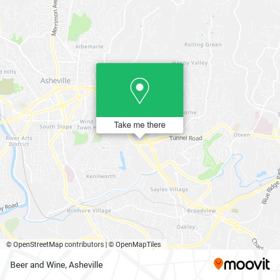 Mapa de Beer and Wine