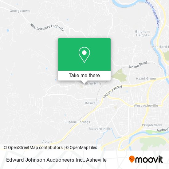 Mapa de Edward Johnson Auctioneers Inc.