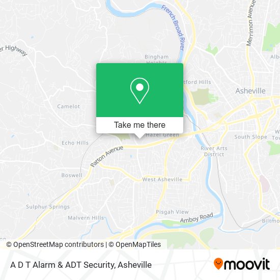 A D T Alarm & ADT Security map