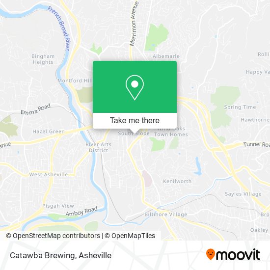 Catawba Brewing map