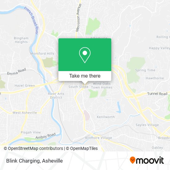 Mapa de Blink Charging
