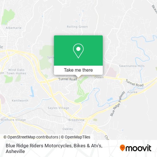 Mapa de Blue Ridge Riders Motorcycles, Bikes & Atv's