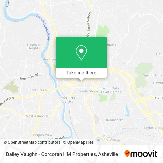 Bailey Vaughn - Corcoran HM Properties map