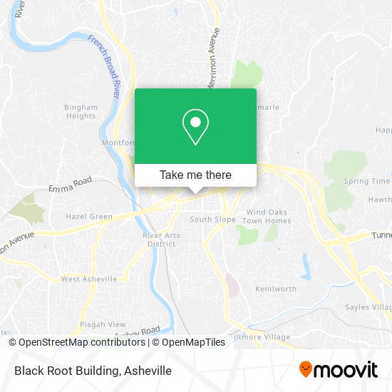 Black Root Building map