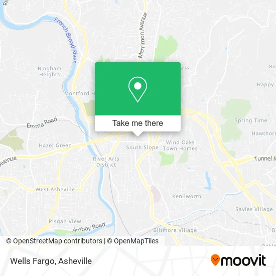 Wells Fargo map
