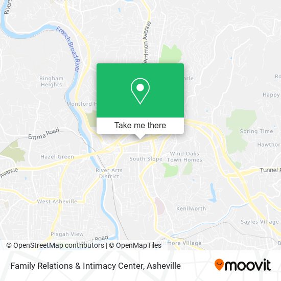 Mapa de Family Relations & Intimacy Center