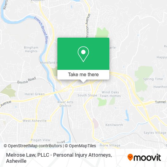 Melrose Law, PLLC - Personal Injury Attorneys map