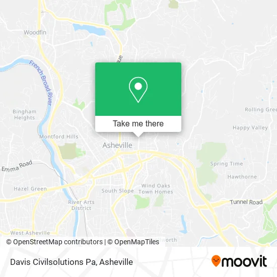 Mapa de Davis Civilsolutions Pa