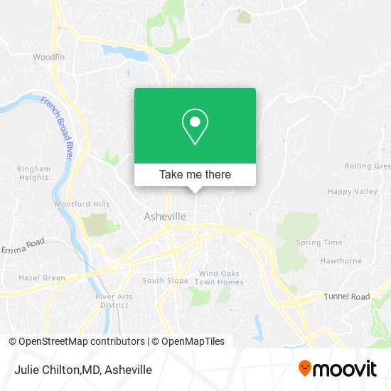 Julie Chilton,MD map