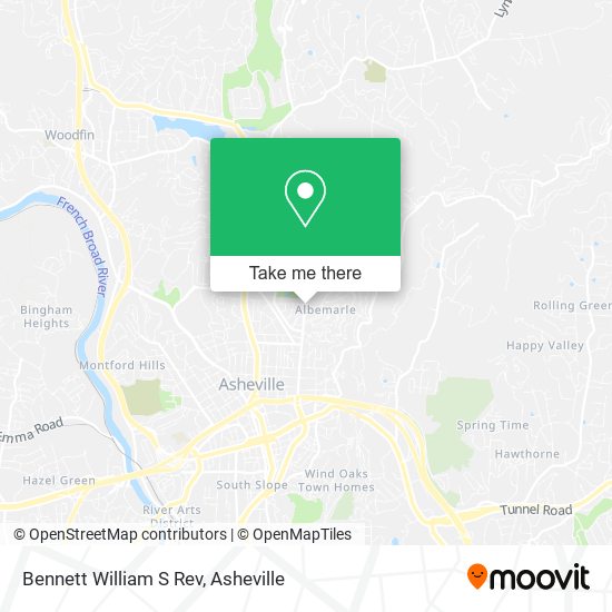 Bennett William S Rev map