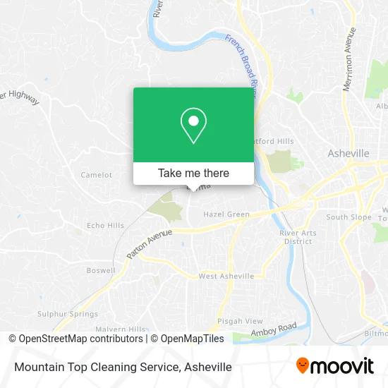 Mapa de Mountain Top Cleaning Service