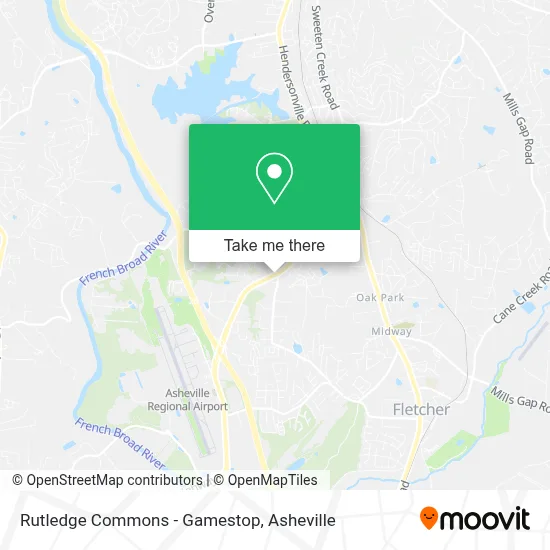 Rutledge Commons - Gamestop map