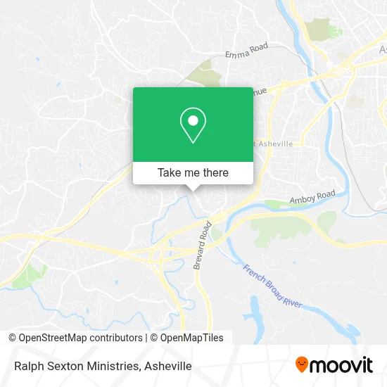 Ralph Sexton Ministries map