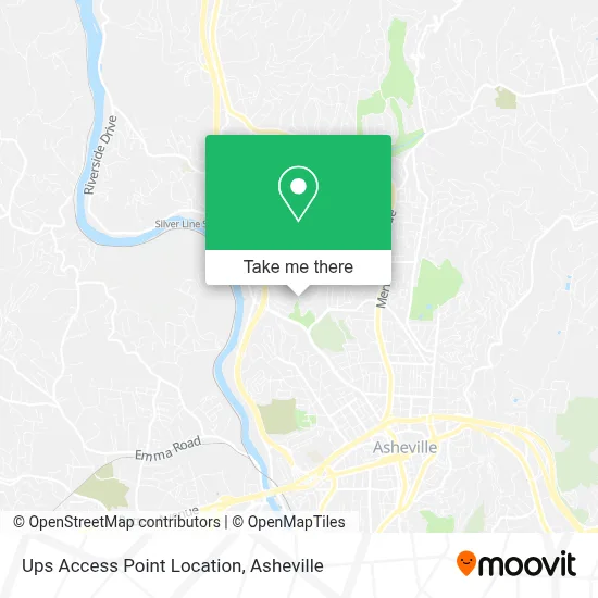 Ups Access Point Location map