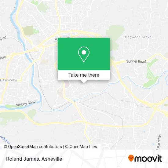 Roland James map