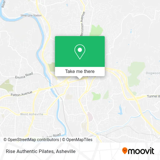 Rise Authentic Pilates map