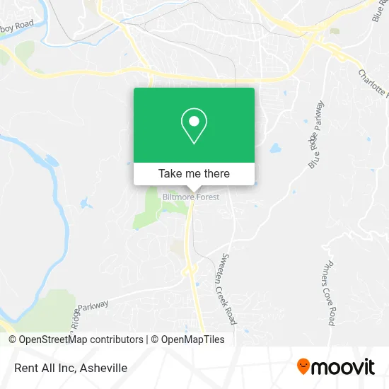 Rent All Inc map