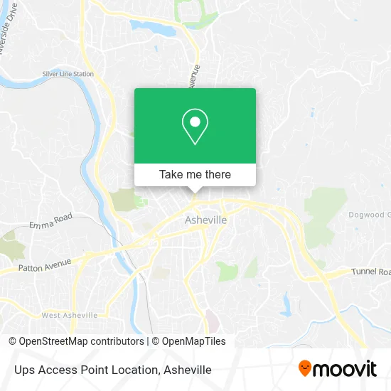 Ups Access Point Location map