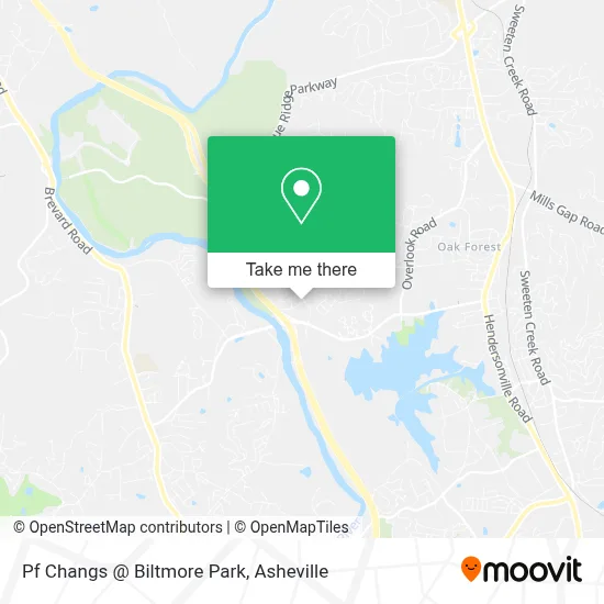 Pf Changs @ Biltmore Park map