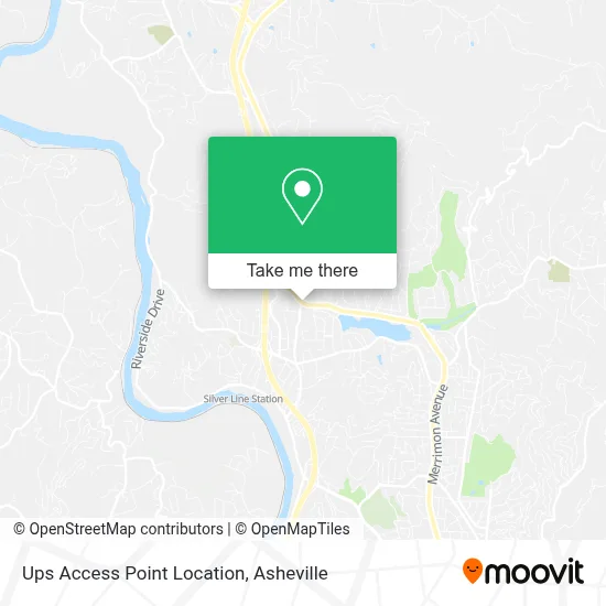 Ups Access Point Location map