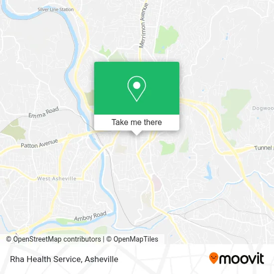 Rha Health Service map