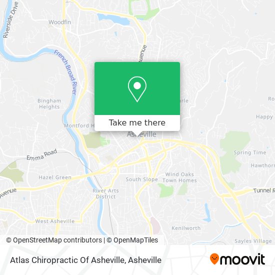 Mapa de Atlas Chiropractic Of Asheville