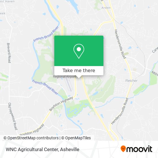 Mapa de WNC Agricultural Center